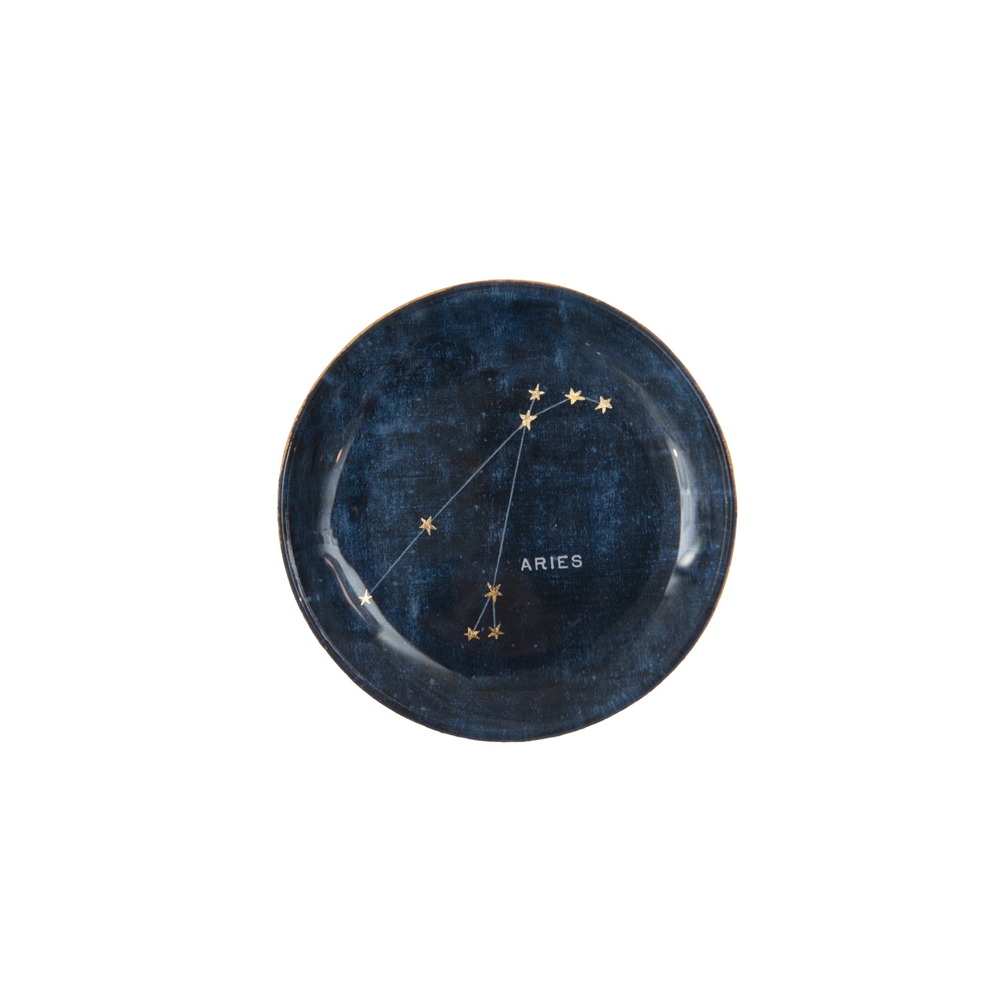 Constellations Mini Round Decoupage Plate