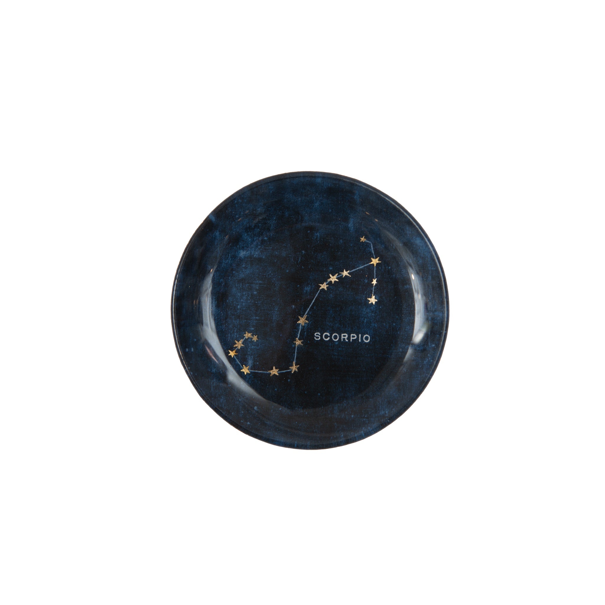 Constellations Mini Round Decoupage Plate