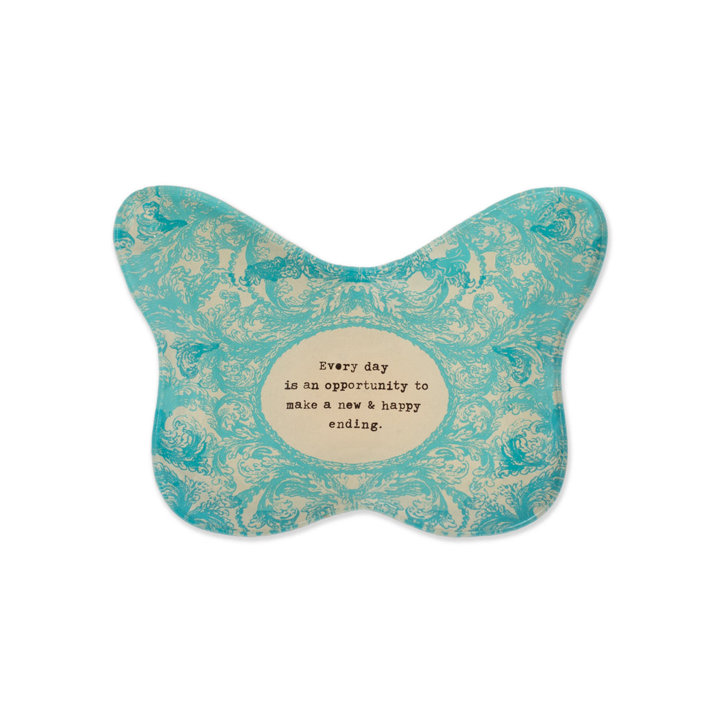 Butterfly Decoupage Plate