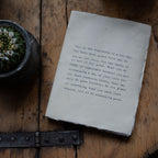 This Is The Beginning Large Deckled Edge Notebook - Sand