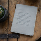 If Ever There Is A Tomorrow Large Deckled Edge Notebook - Sage
