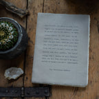 You Become Large Deckled Edge Notebook - Sage