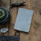May The Sun Medium Deckled Edge Notebook - Sage