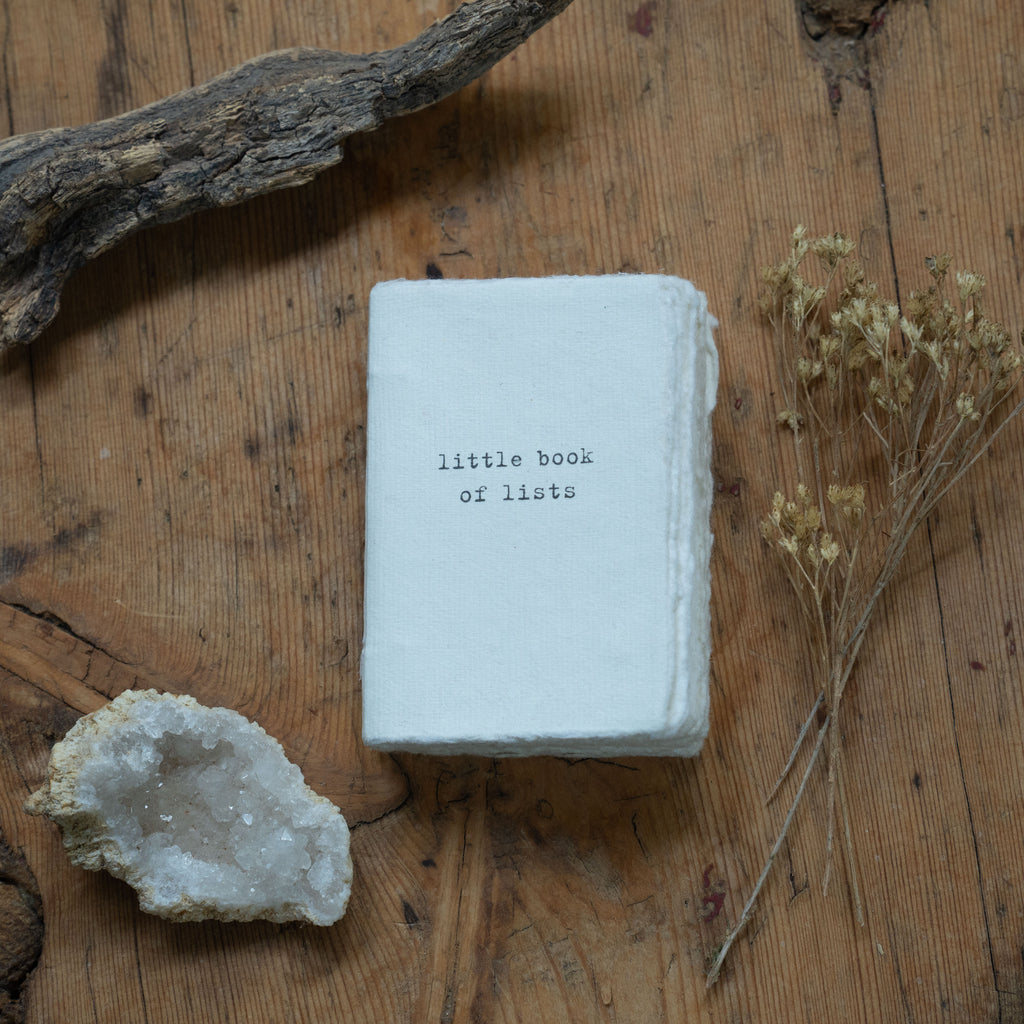 ^Little Book Of Lists Mini Deckled Edge Notebook