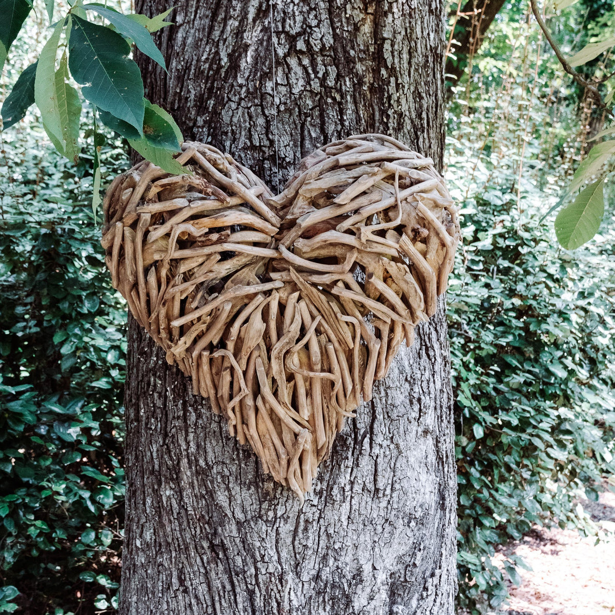 Heart Driftwood 30"