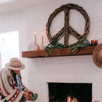 Peace Sign Driftwood - 24"