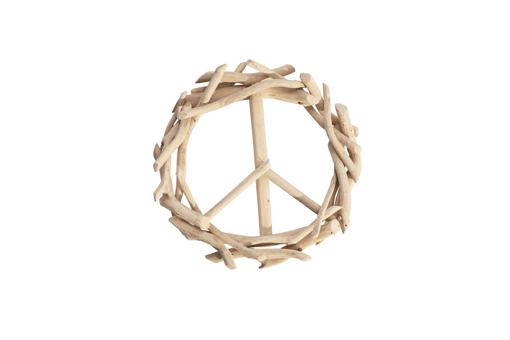 Skinny Driftwood Peace Signs
