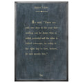 Dalai Lama - Book Collection (Grey Wood) - Art Print
