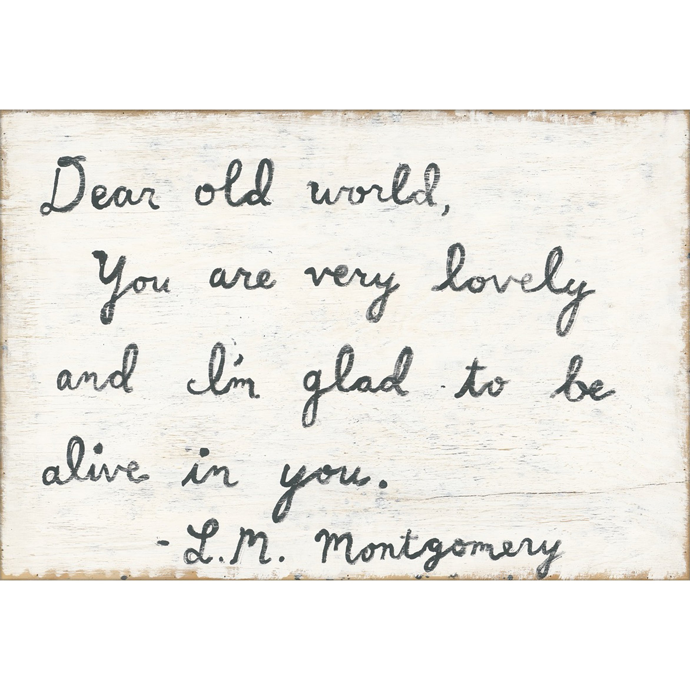 Dear Old World - Art Print
