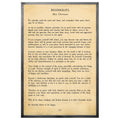 Desiderata - Poetry Collection (Grey Wood) - Art Print