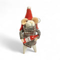 White Mouse with Plaid Jacket & Red hat - City Mice