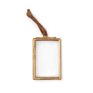 XS Ornament Frame with Brass Finish 1.5" x 2.5"