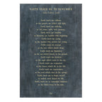 Earth Teach Me to Remember Art Print - Poetry Collection