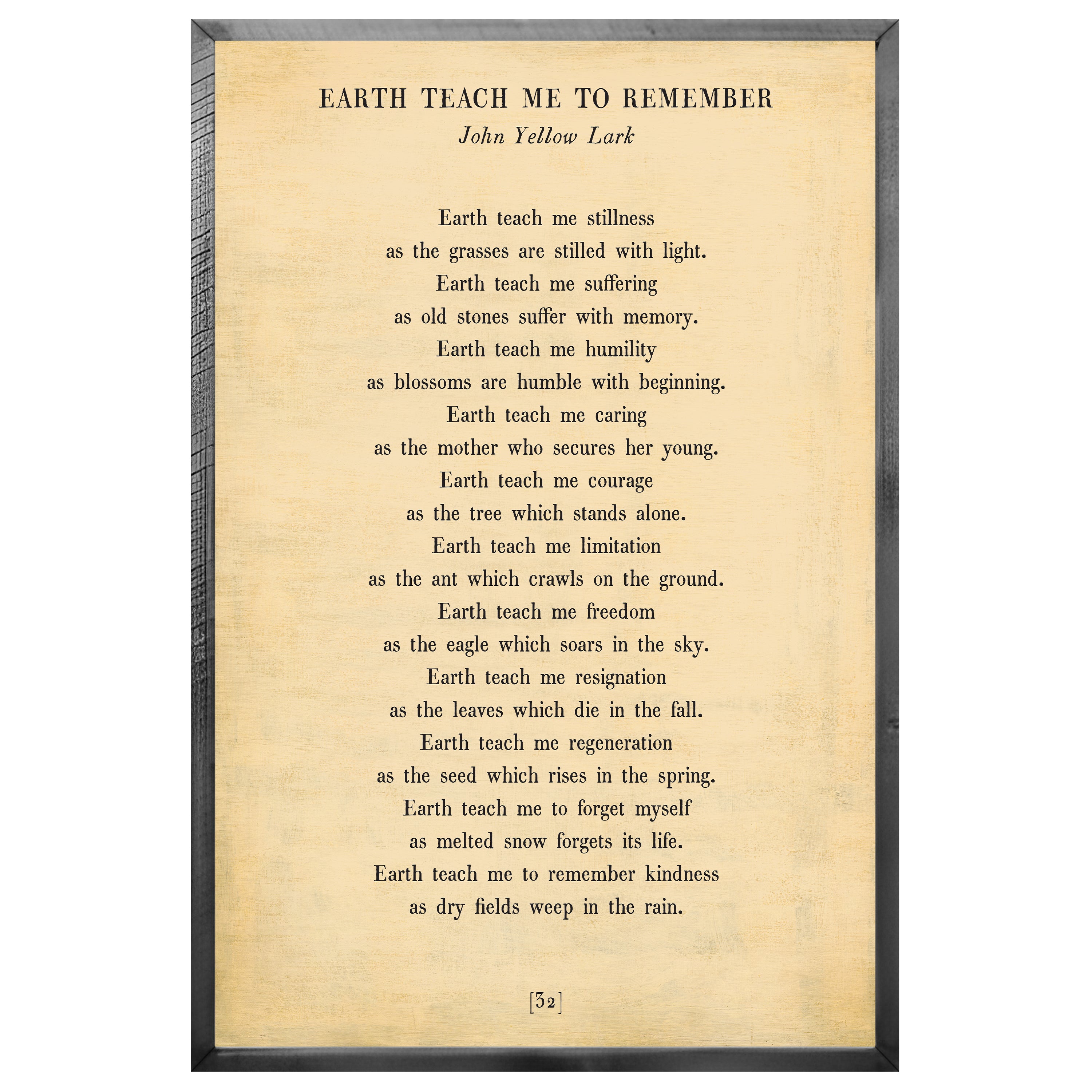Earth Teach Me to Remember - Poetry Collection