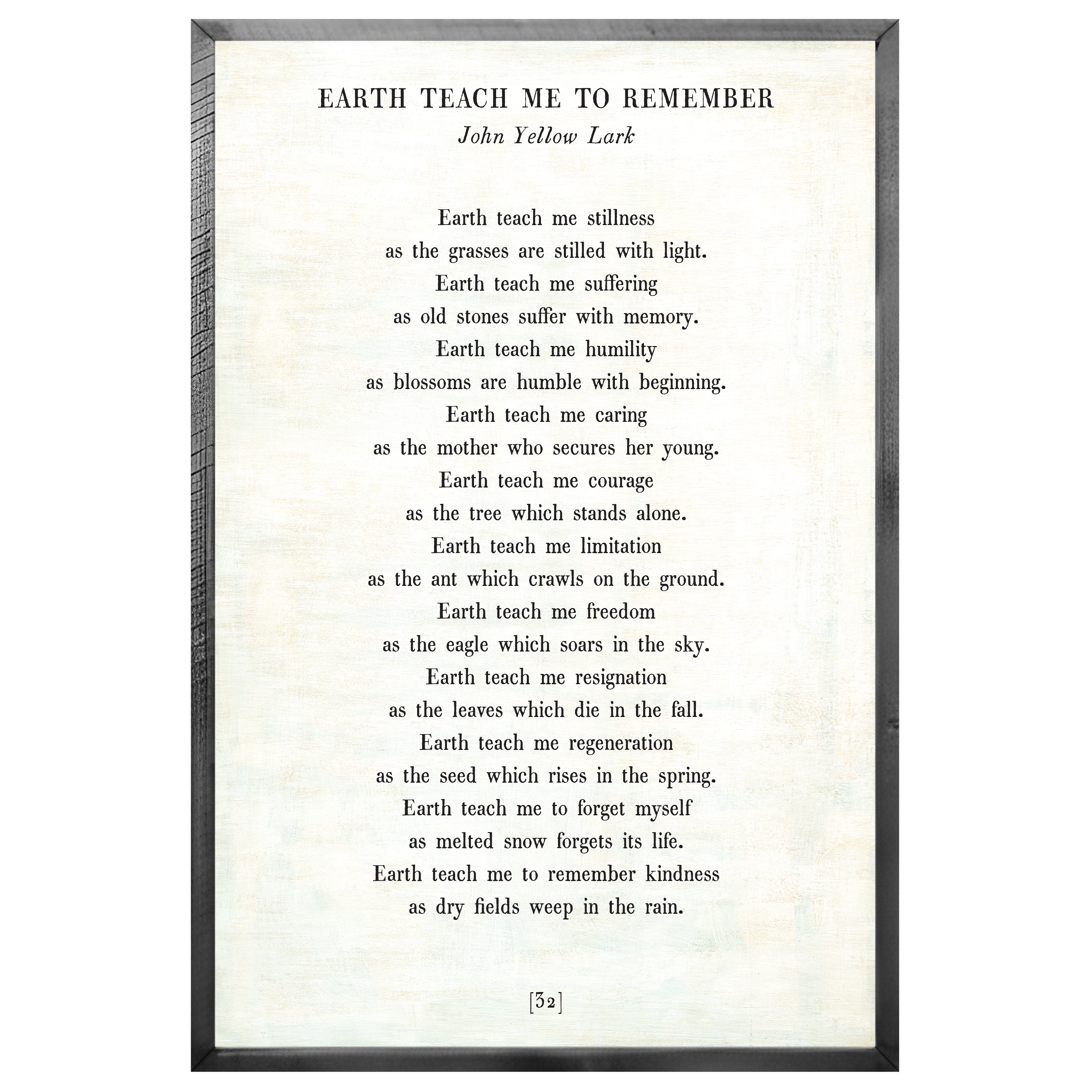 Earth Teach Me to Remember - Poetry Collection