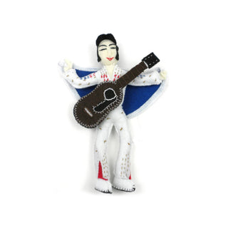 Elvis Presley Felt Ornament 7"
