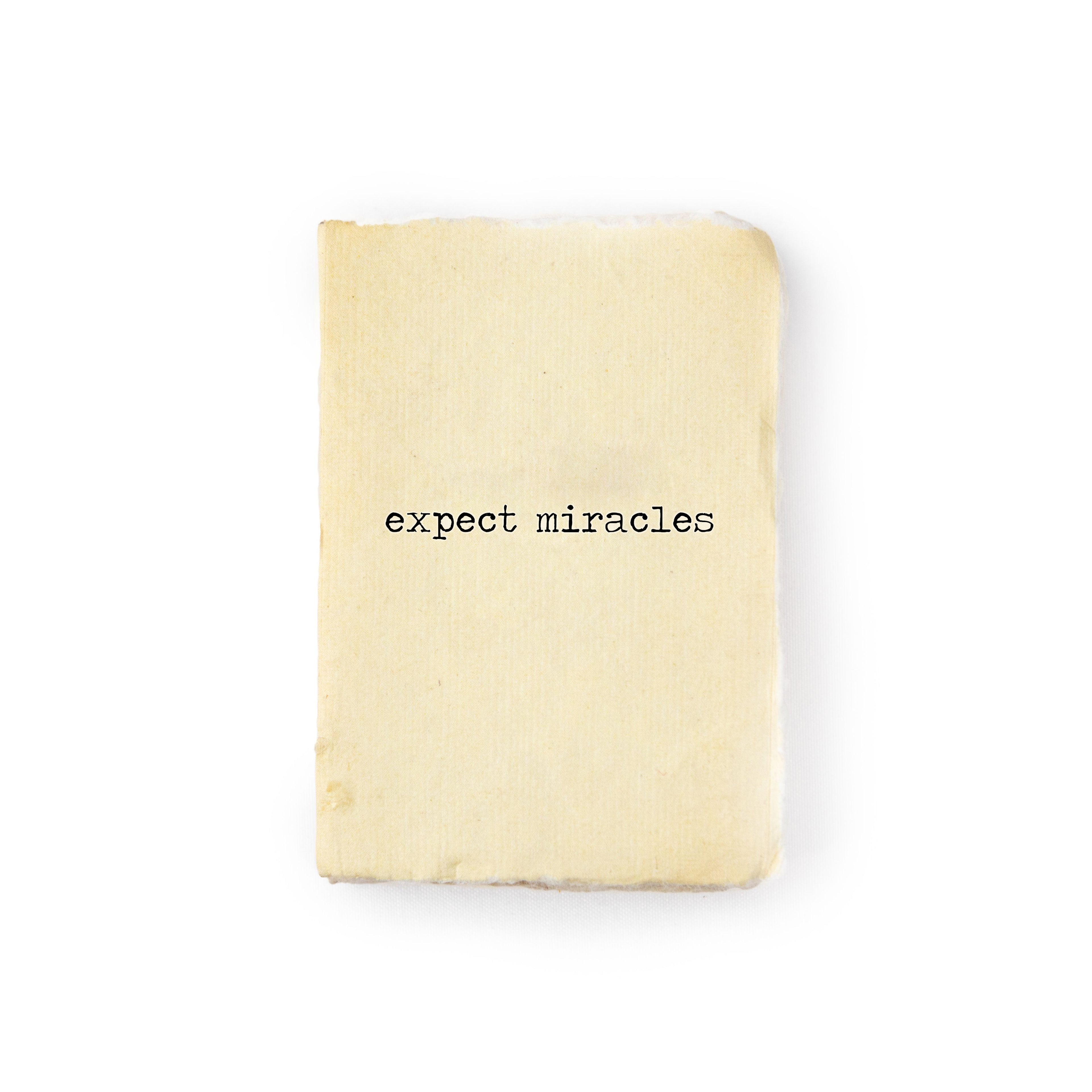 Deckled Edge Notebook - Small