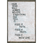 Faith Truth Love Art Print