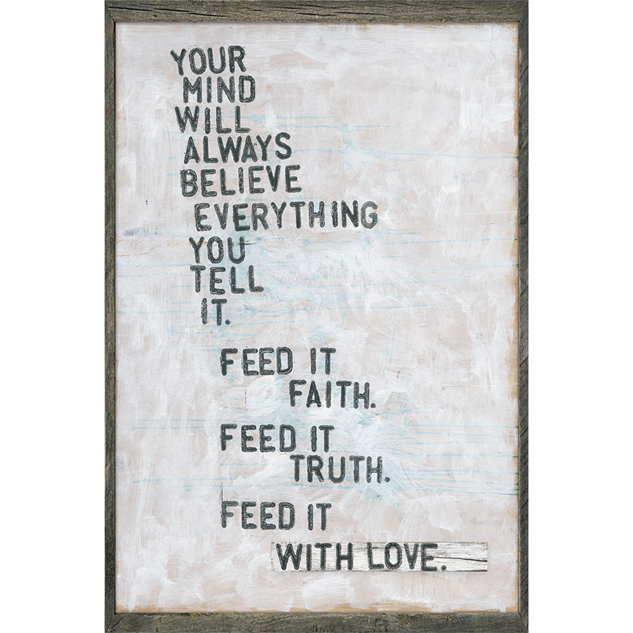 Faith, Truth & Love - Art Print