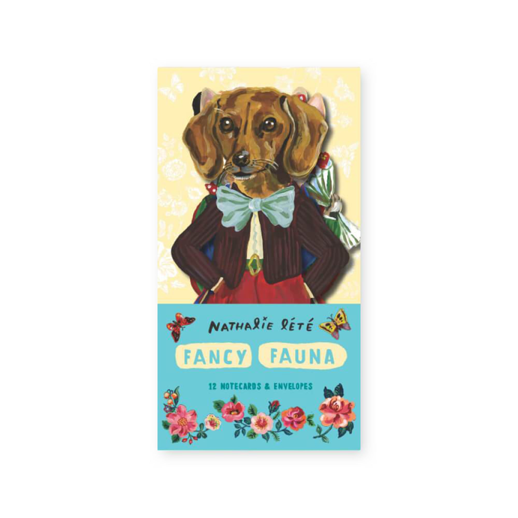 Fancy Fauna: 12 Notecards & Envelopes