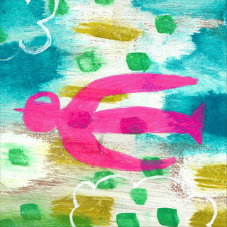 Floating Birds - Art Print