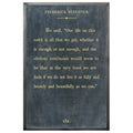 Frederick Buechner - Book Collection (Grey Wood) - Art Print