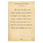 Frederick Buechner - Book Collection - Art Print