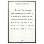 Frederick Buechner - Book Collection (Grey Wood) - Art Print