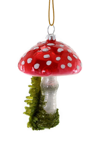High Grove Mushroom Ornament - Red