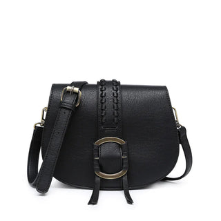 Georgie Front Detail Crossbody - Black