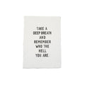 Take A Deep Breath Handmade Paper Print- 12"x16"