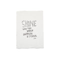 Shine Like The Whole Universe  Handmade Paper Print- 12"x16"