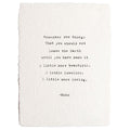 ***Handmade Paper Print - Osho - 12”x16