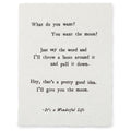 ***What Do You Want Handmade Paper Print - 12x16