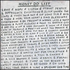 Honey Do List Art Print