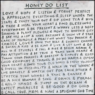 Honey Do List - Art Print - (Top Panel)