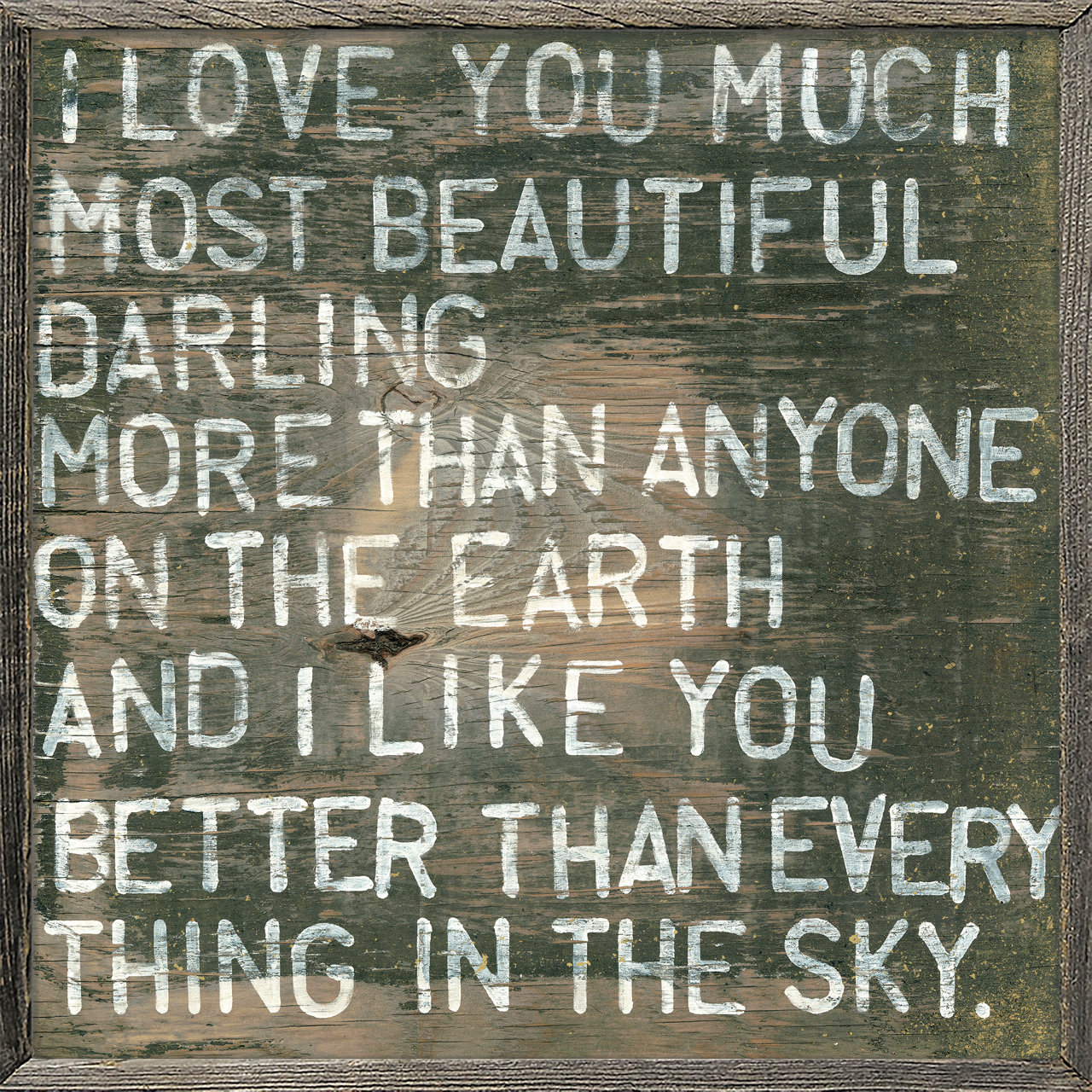 I Love You Much - Art Print