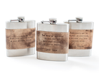 Leather Metal Flask