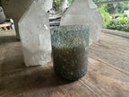 Amber Nag Champa Textured Glass Candle