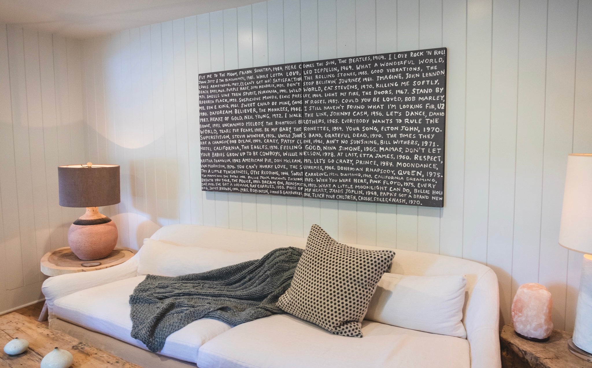Playlist Art Print in Black - Custom