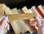 A New Chapter Begins - Leather Bookmark