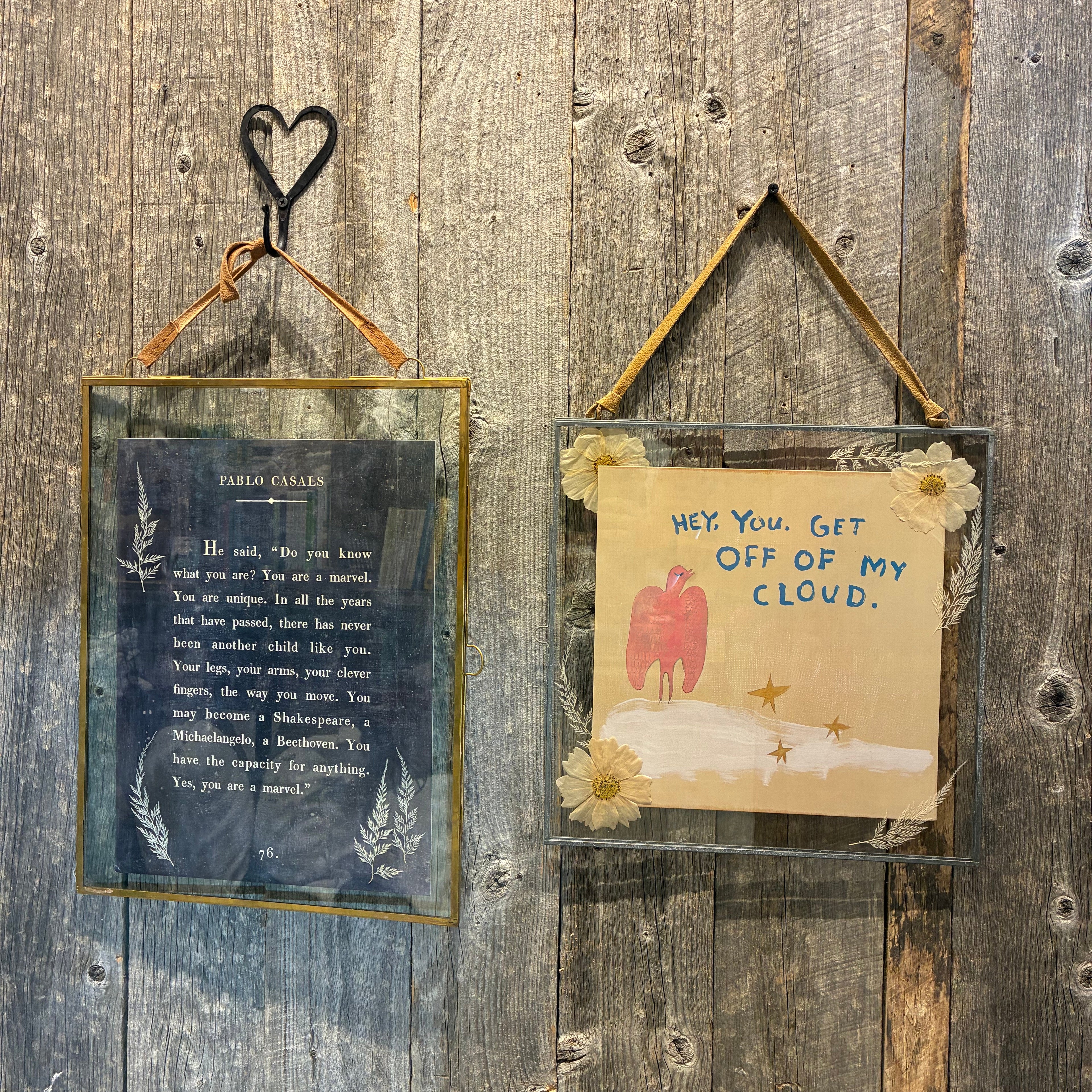 Square Zinc Hanging Frame