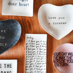 Letter For You Rectangular Decoupage Plate 8.5x4