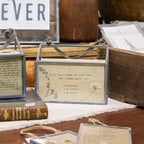 Zinc Frame Horizontal Holder for 50 Gathered Thoughts