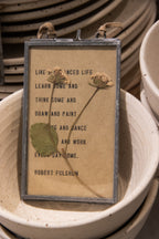 Vertical Zinc Hanging Frame - 3" x 5"