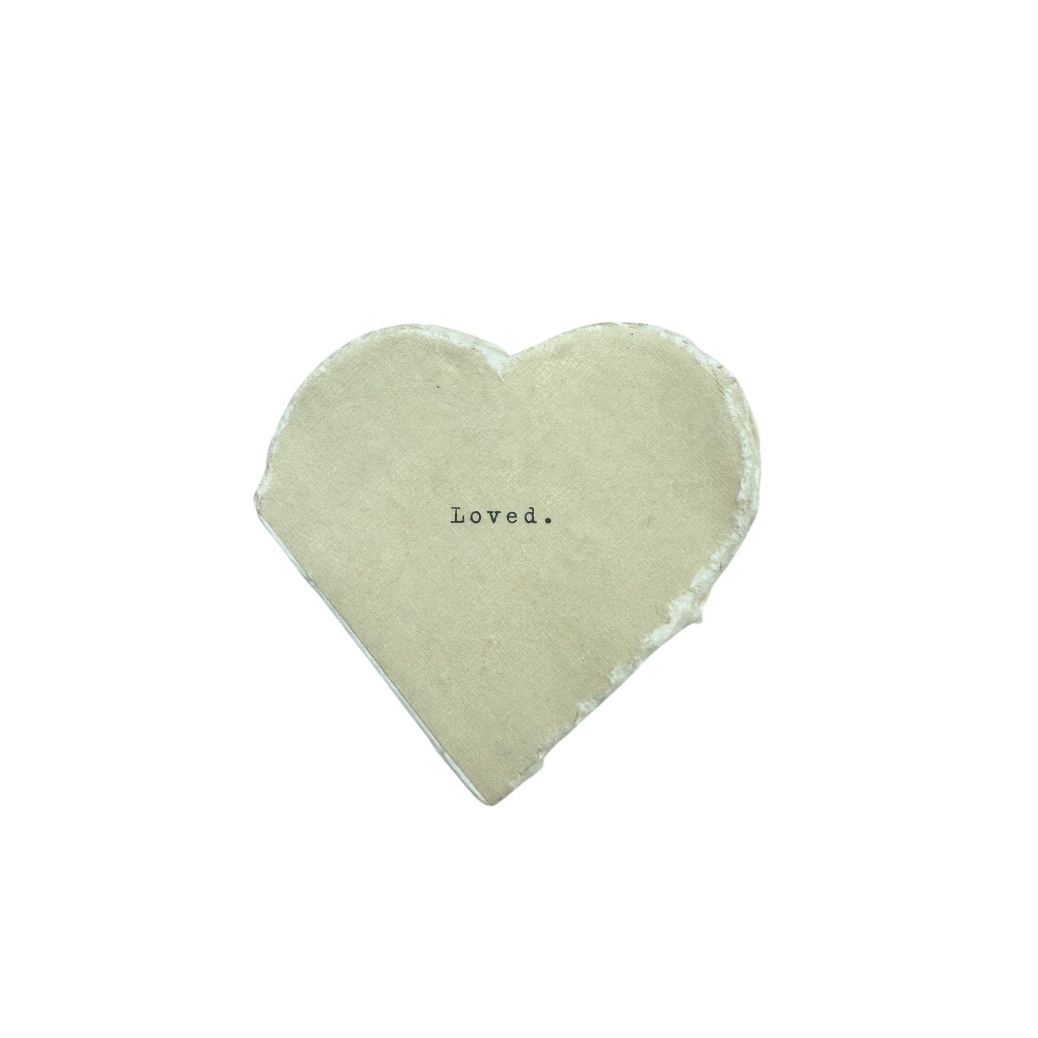 Deckled Edge Little Heart Book