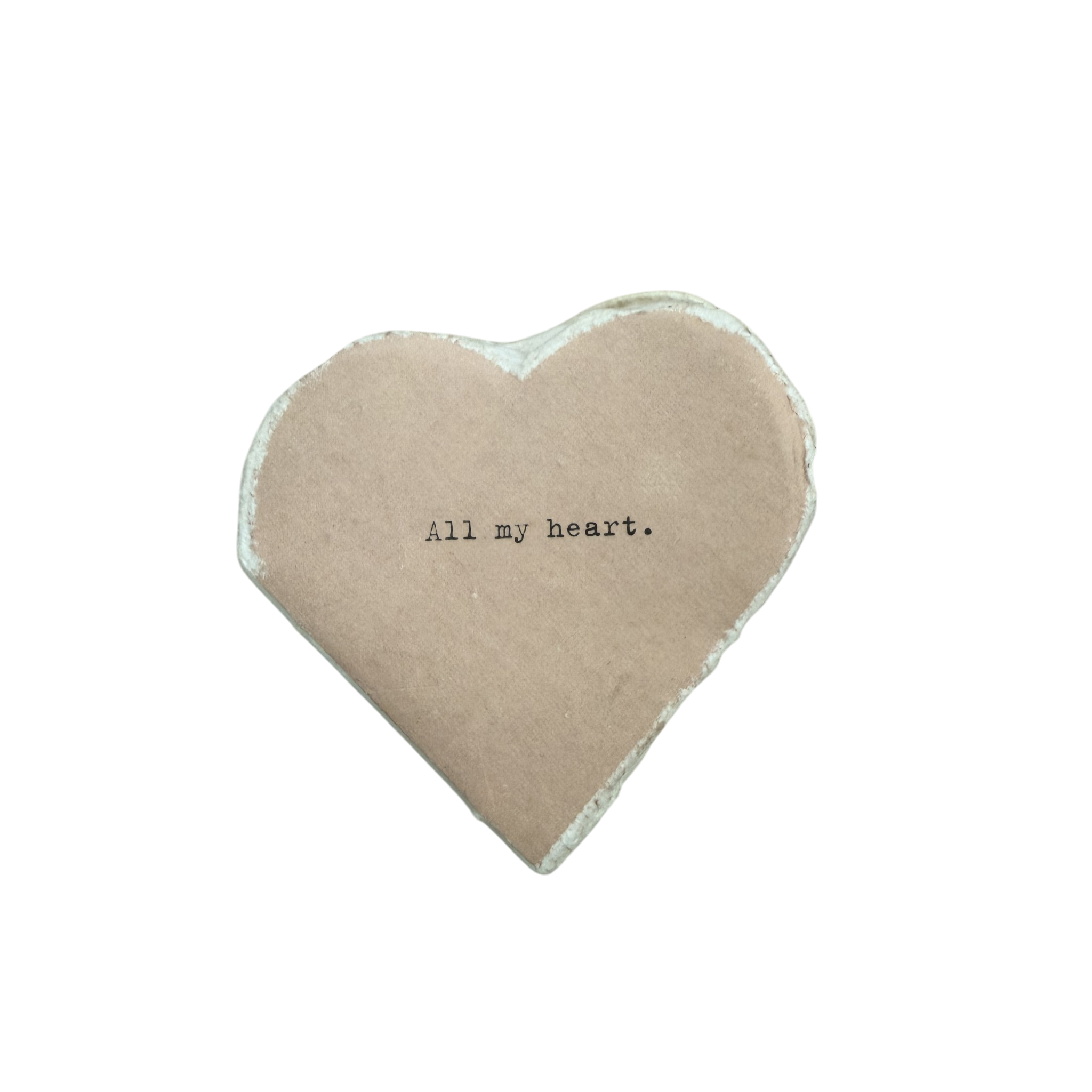 Deckled Edge Little Heart Book