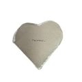 Deckled Edge Little Heart Book - Forever