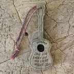 I wanna love you (Bob Marley) Wooden Guitar - 2"x5"