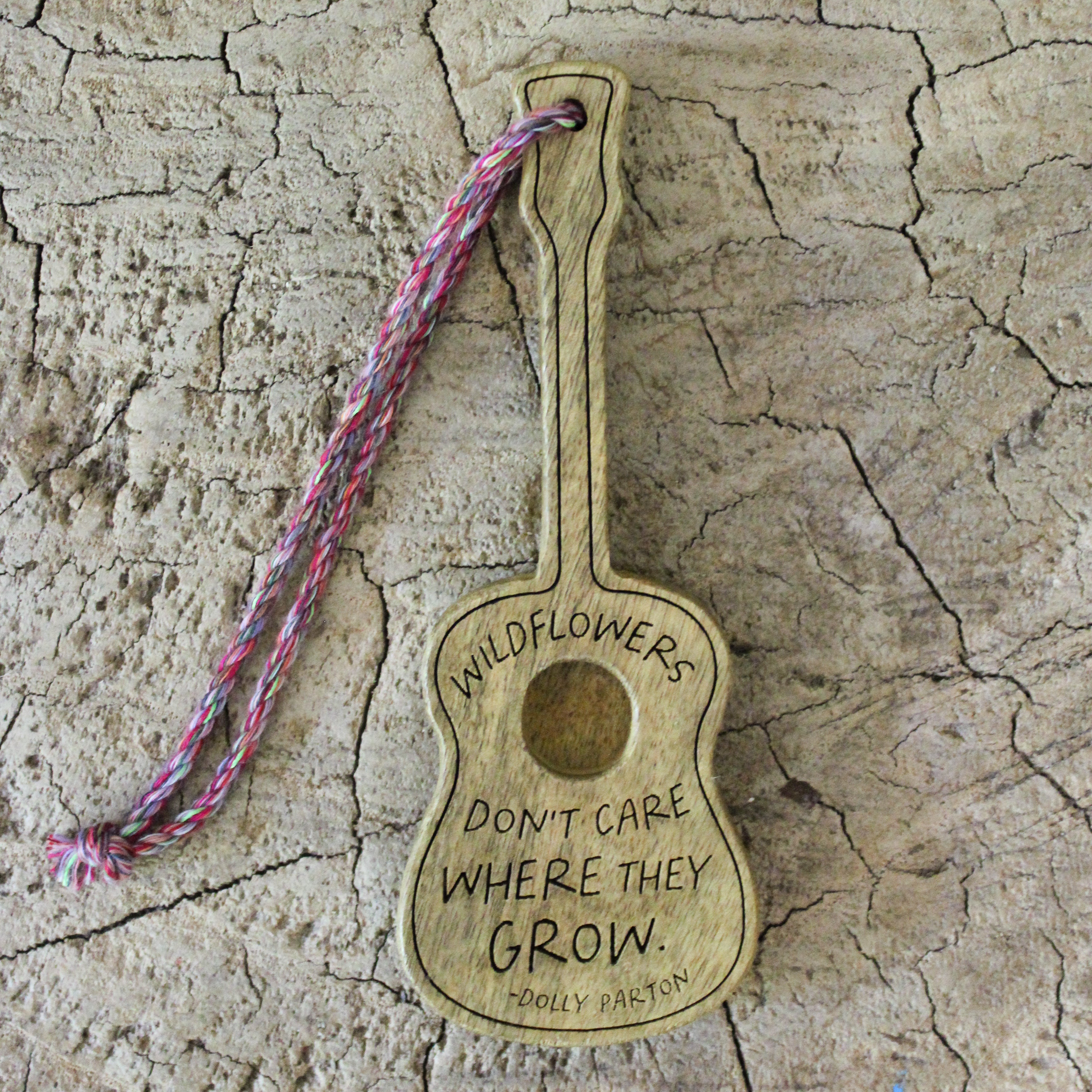 Dolly Parton Wooden Guitar (2nd Edition) - 2"x5"